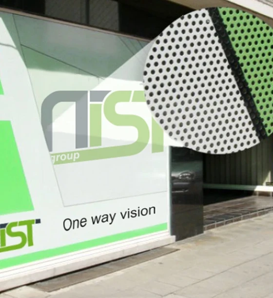 One Way Vision - Delikli Folyo - Dijital Baskıcı