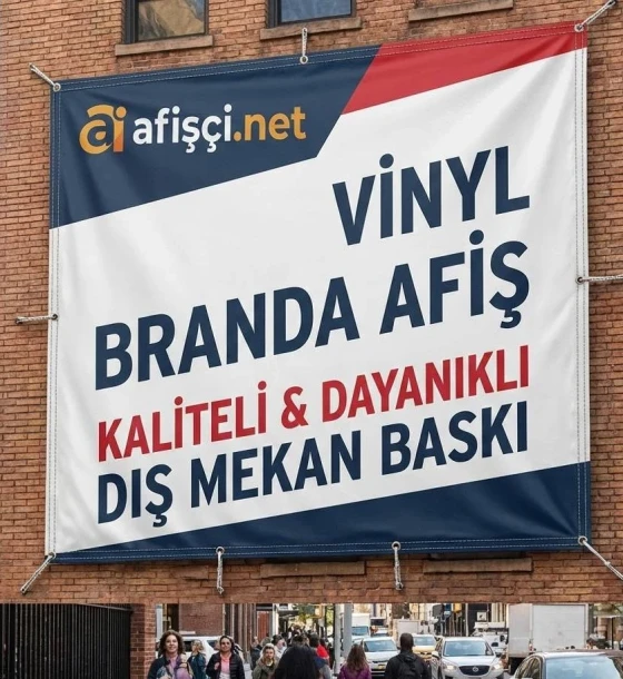 240Gr. Vinyl Branda Afiş - Dijital Baskıcı